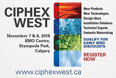 <center>Register free for CIPHEX West trade show in Calgary <em>compliments of HPAC!</em></center>